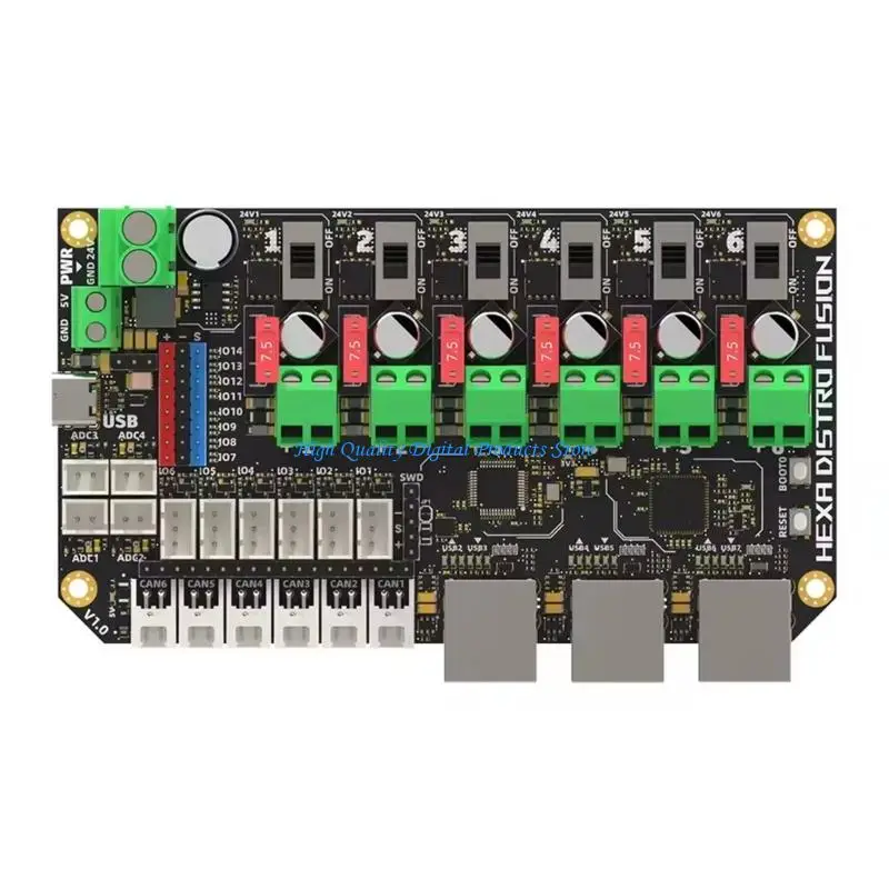 

U2JE Multiports Allocation Device Hexagonal Distro Fusions Board Advances Regulation For Voron MultiHead Printer