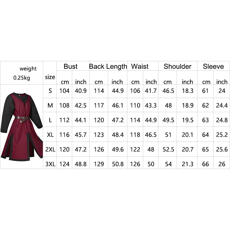 Medieval Crusader Surcoat Men's Hoodies Templar Knight Jumpsuit Anime Cosplay Robes Pirates Clothing Halloween Costume