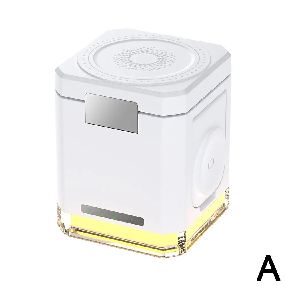 Multifunctional 3-in-1 Foldable Wireless Charger Stand Wireless With Suction Bedside Square Magnetic Light Charging Night F R5N5