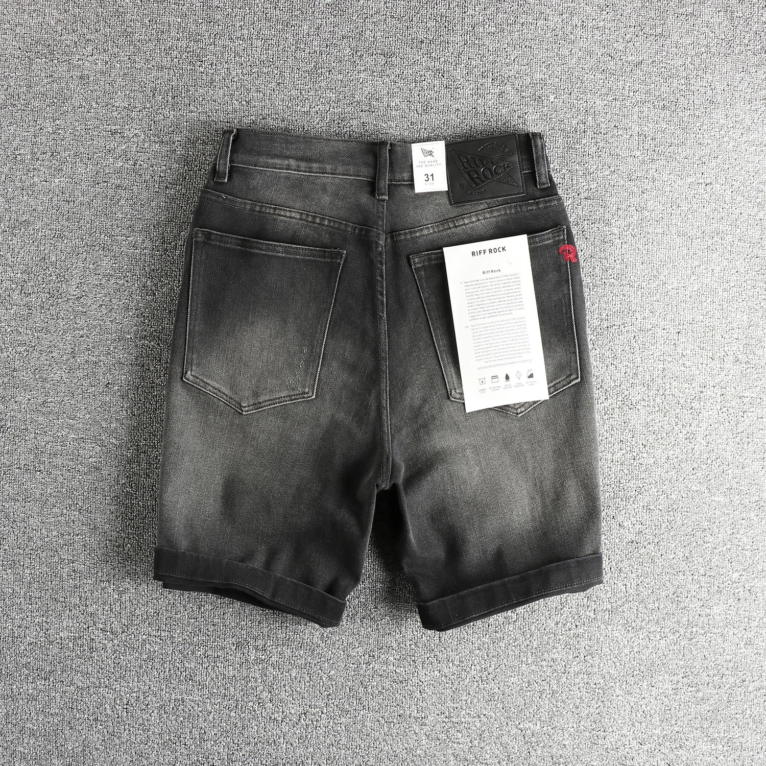 2025 Summer New American Retro Denim Cargo Shorts Men's Fashion 70% Cotton Washed Make Old Loose Straight Casual 5-point Pants