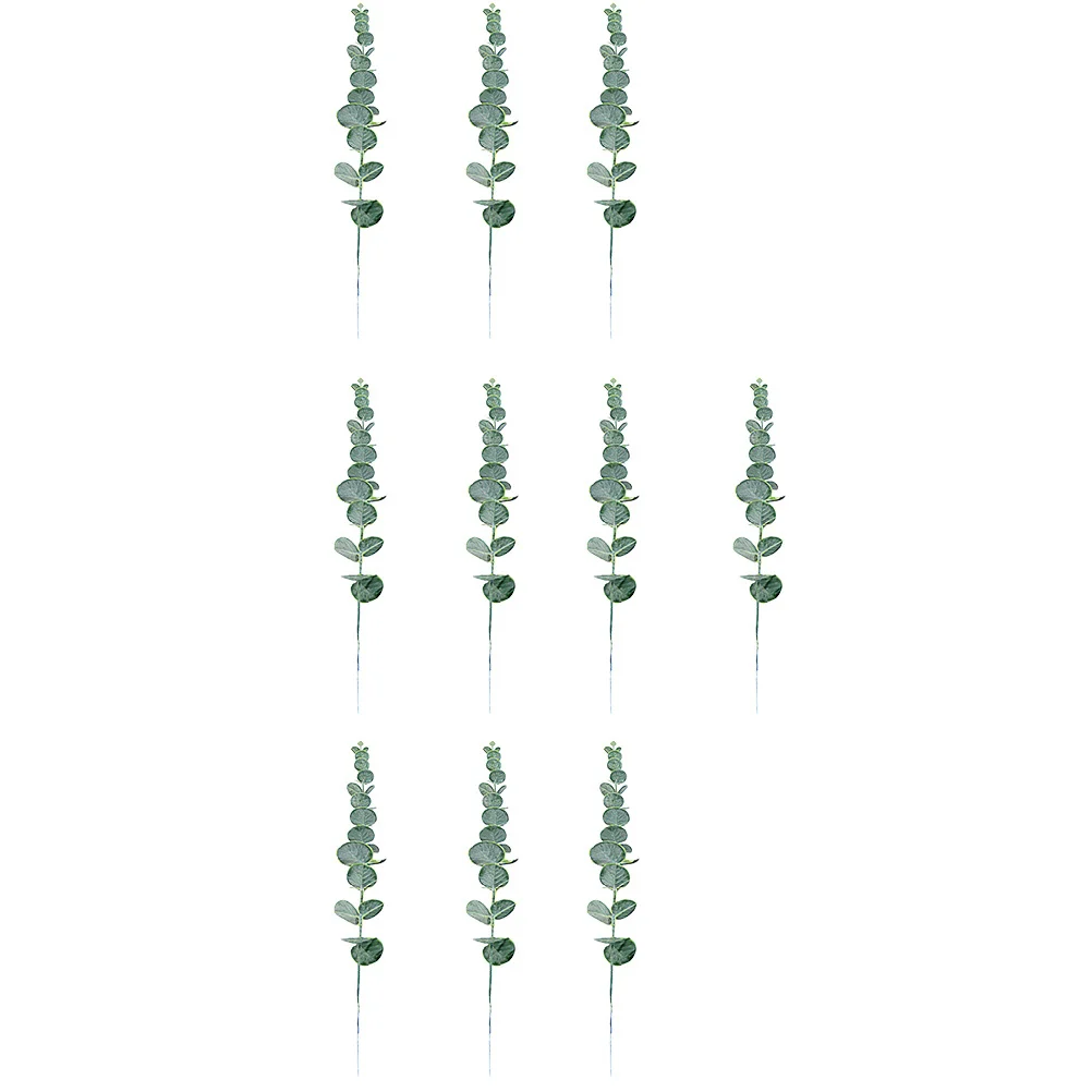 

10Pcs Simulated Eucalyptus Leaves Artificial Plant 38cm Wedding Party Home Decor Garden Ornament Fake Eucalyptus Leaf