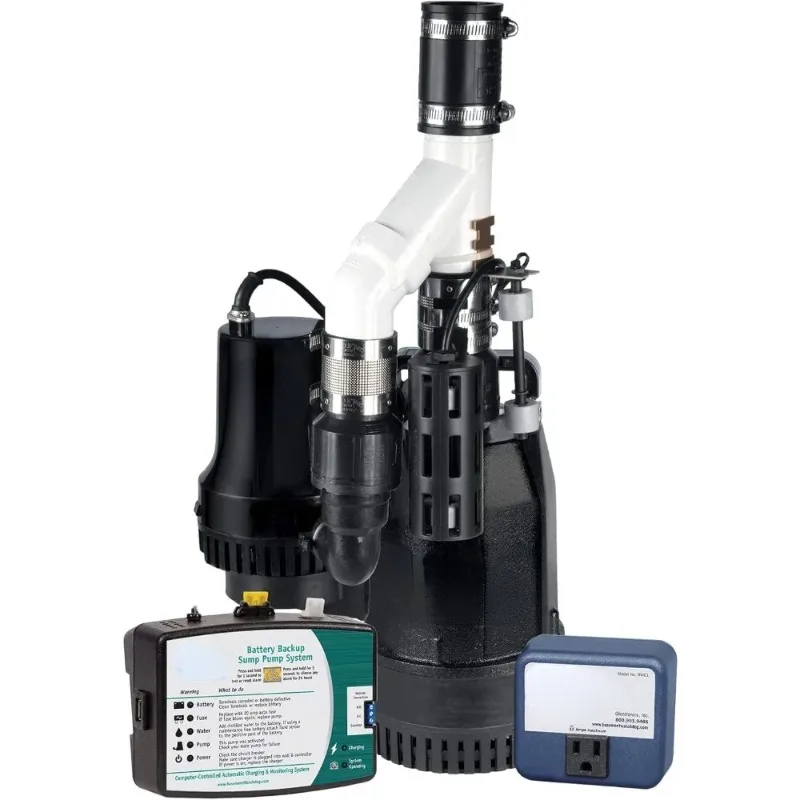 

Big Combo CONNECT Model CITS-50 ½ Primary and Battery Backup Sump Pump System with Smart WiFi Capable