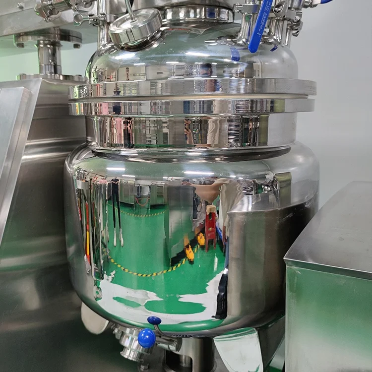 كريم المختبر آلة استحلاب الفراغ للتدفئة من نوع الرفع الصغيرة #5