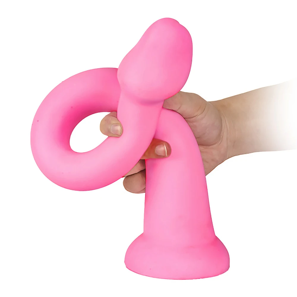 Oversize Liquid Silicone Anal Plug Dildos Stimulate Anus and Vagina Soft Anal Dilator Penis Sex Toys Dick Long Butt Plug Phallus