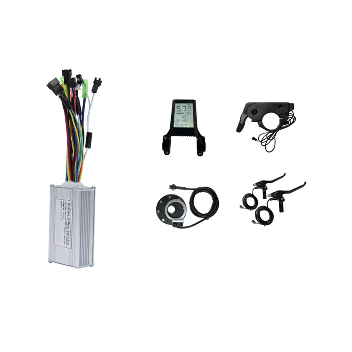 

Three Mode Controller Kit Electric Bicycle Electric Scooter Kit S830 Display Sine Wave Controller 36/48V 17A 350W