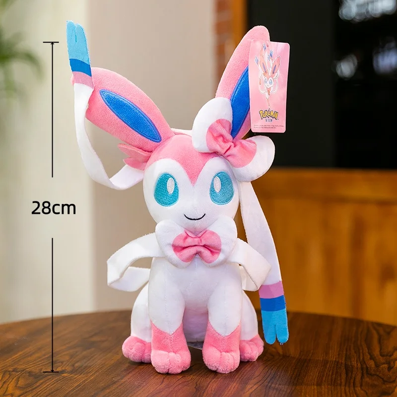 Pokemon Eevee Pluche Schattig Sylveon Umbreon Espeon Leafeon Glaceon Jolteon Gevulde Pop Kawaii Anime Hobby Speelgoed Collectibles - afbeelding 1