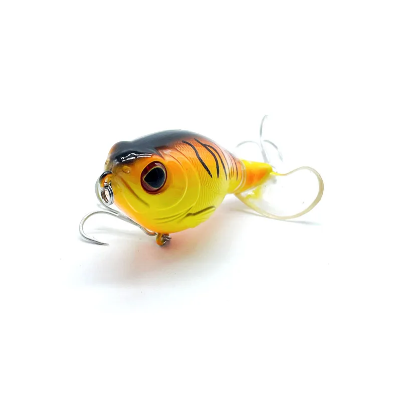 

THRITOP Crankbait Topwater Popper Lure Bass Pike Floating Wobblers 75MM 17G Propeller Hard Bait 6 Colors Fishing Tackles TP164