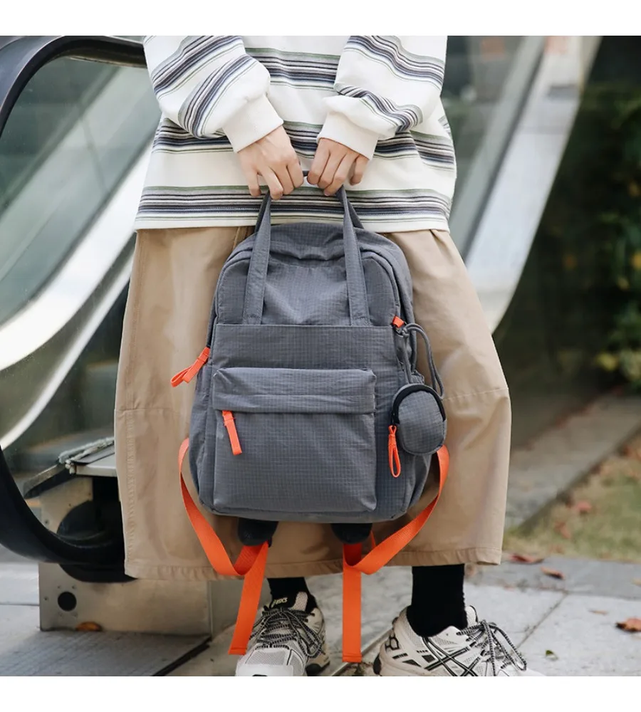 High school student schoolbag multi-functional storage versatile laptop bag backpack Korean version