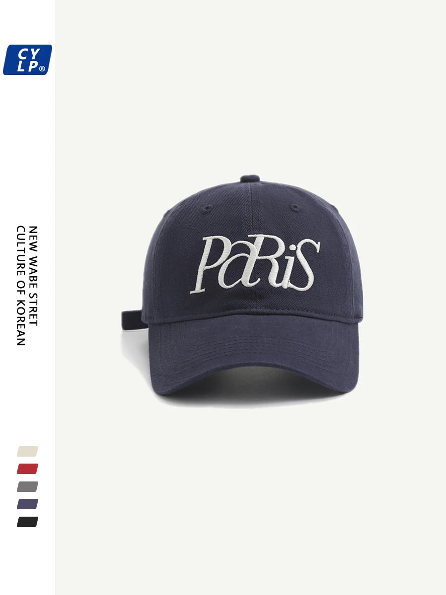 

Embroidered Hip Hop Baseball Cap for Men and Women Korean Style All-Matching Ins Peaked Cap for Spring and Summer