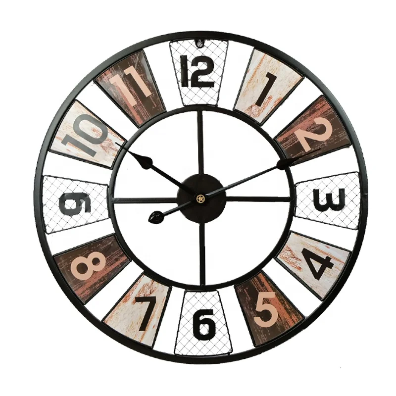 New product    Minimalist Wall Clocks Metal Wall Clock  Decor