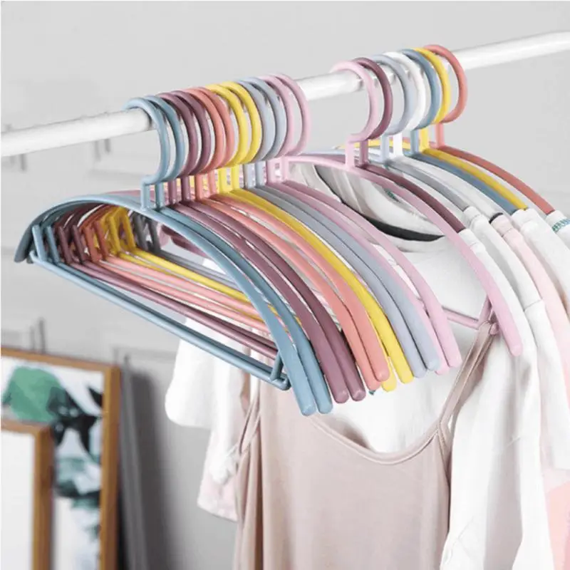 Retro Wide-Shoulder Non-Slip Hanger Closet Organizer Hangers For Clothes Organizer Drying Rack for Coat Wardrobe Storage