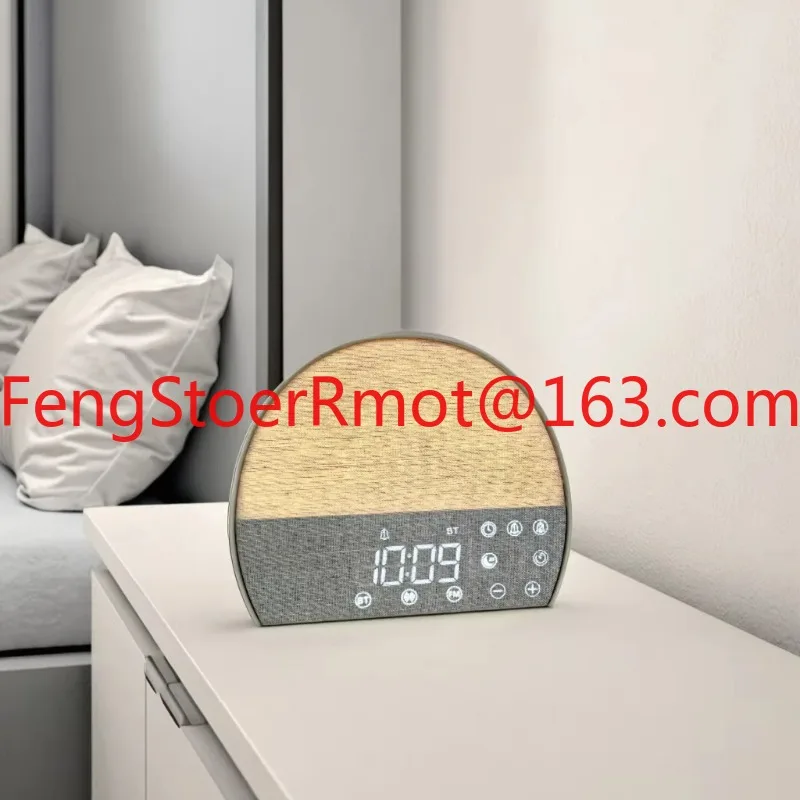 Sunrise alarm clock with white noise machine perfect gift sunrise analog alarm clock with 10 white noise view 3
