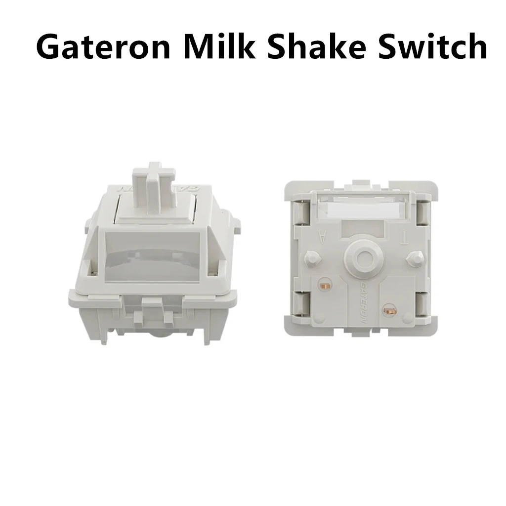 Gateron Milk Shake anahtarı Smoothie anahtarı oyun için lineer MX kök mekanik klavye Prelubed 40g 2 aşamaları bahar tam POM