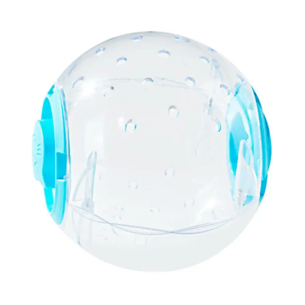 Ventilated Hamster Ball Multi-hole Breathable Hamster Running Ball Transparent Toy for Golden Bear Relieve Boredom for Hamster