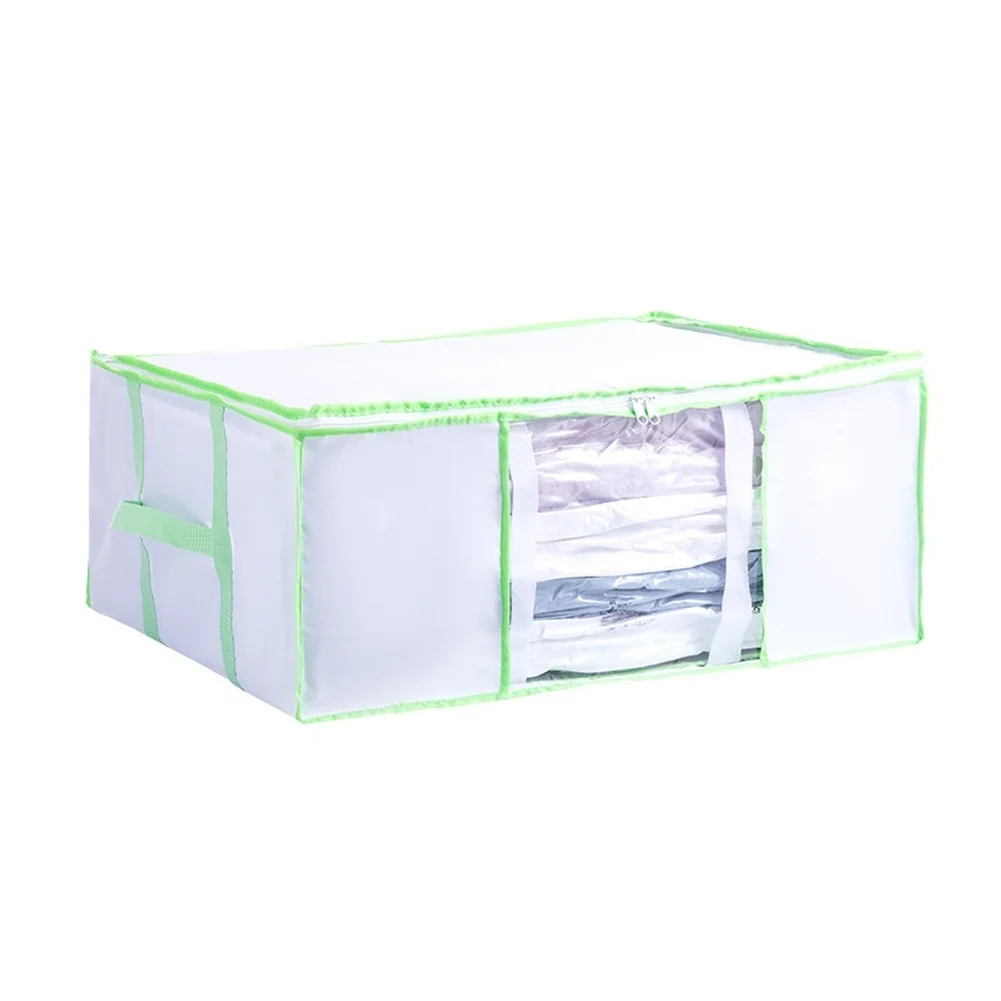 

1 шт., сумка для хранения под кроватью, вакуумные сумки для хранения, компрессионный органайзер, коробка для портативных складных пододеяльников с застежкой-молнией, домашний инструмент