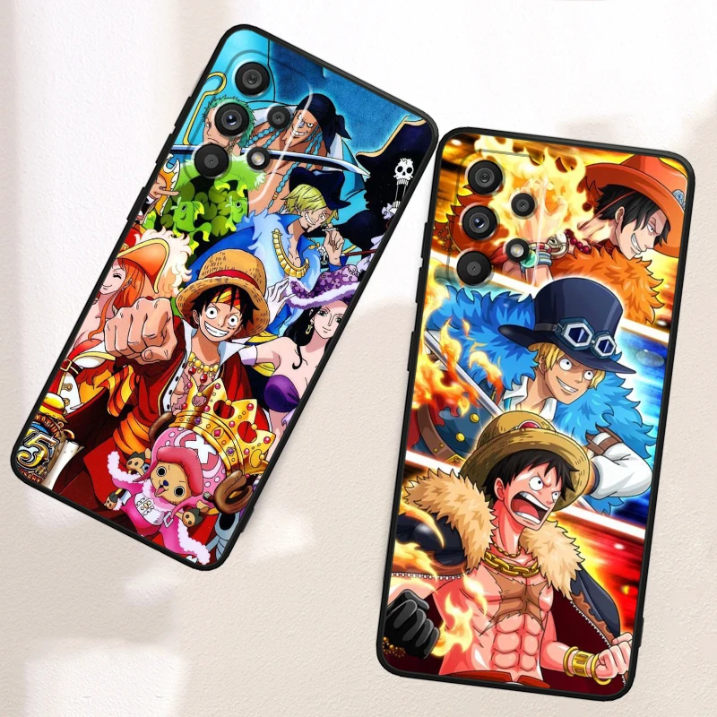 O-Ones P-Pieces Cartoon Cool For Samsung Note 20 10 Ultra Plus A31 A14 A12 A70 A34 A25 A04 A05 A15 A24 5G Black Funda