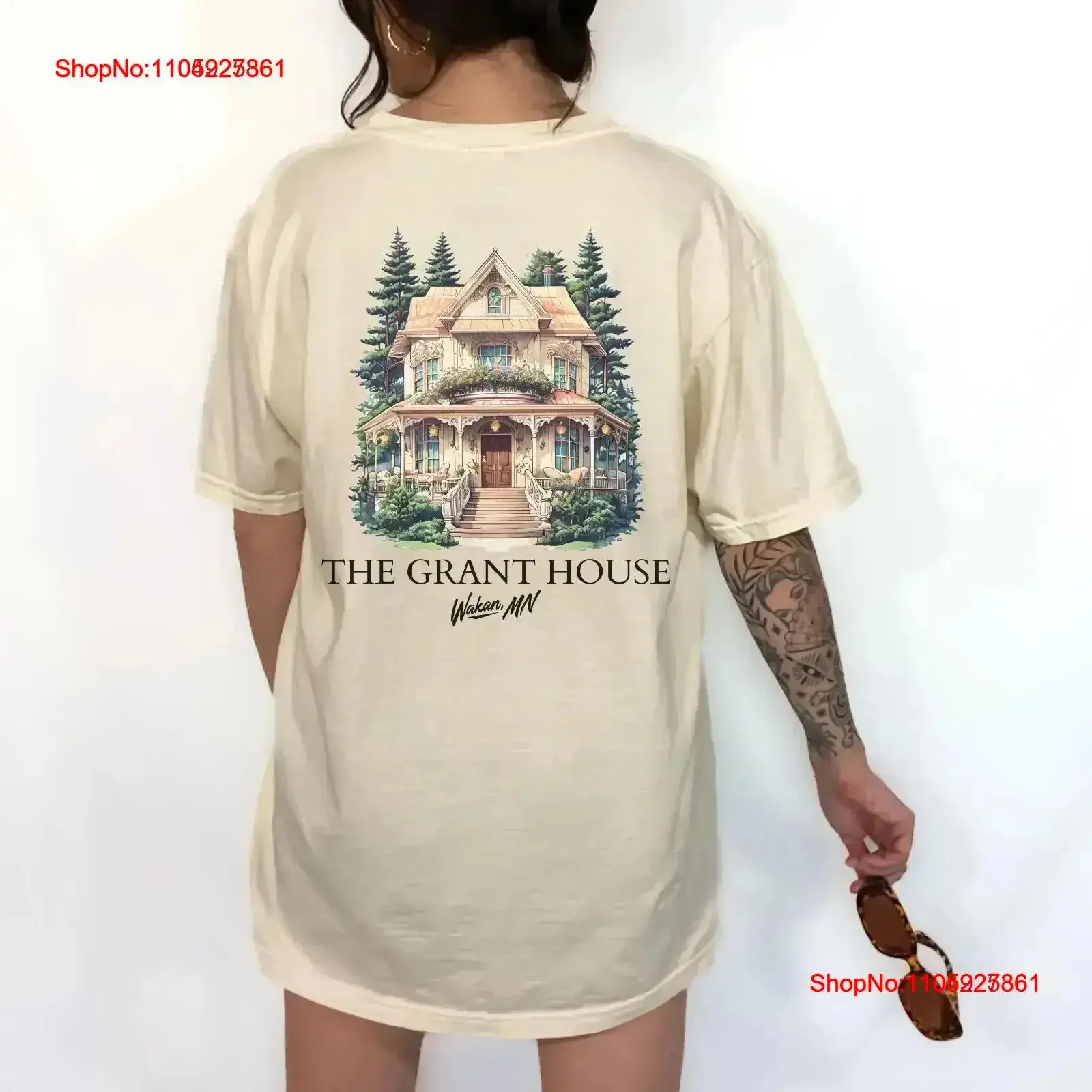 تي شيرت The Grant House للسرير والإفطار Abby Jimenez جزء من عالمك Bookish Merch Romance Reader s Vintage Washed homme