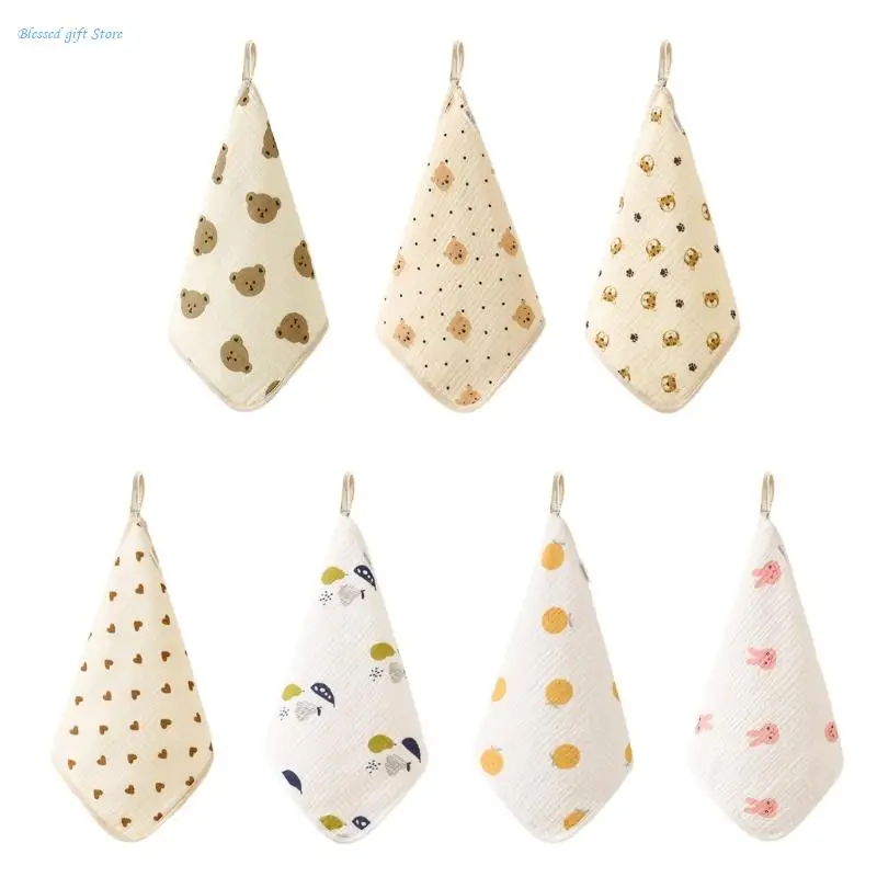 

Детские хлопковые мочалки, 4 слоя, натуральные хлопковые полотенца для лица для новорожденных, детские салфетки, мягкие и влагу