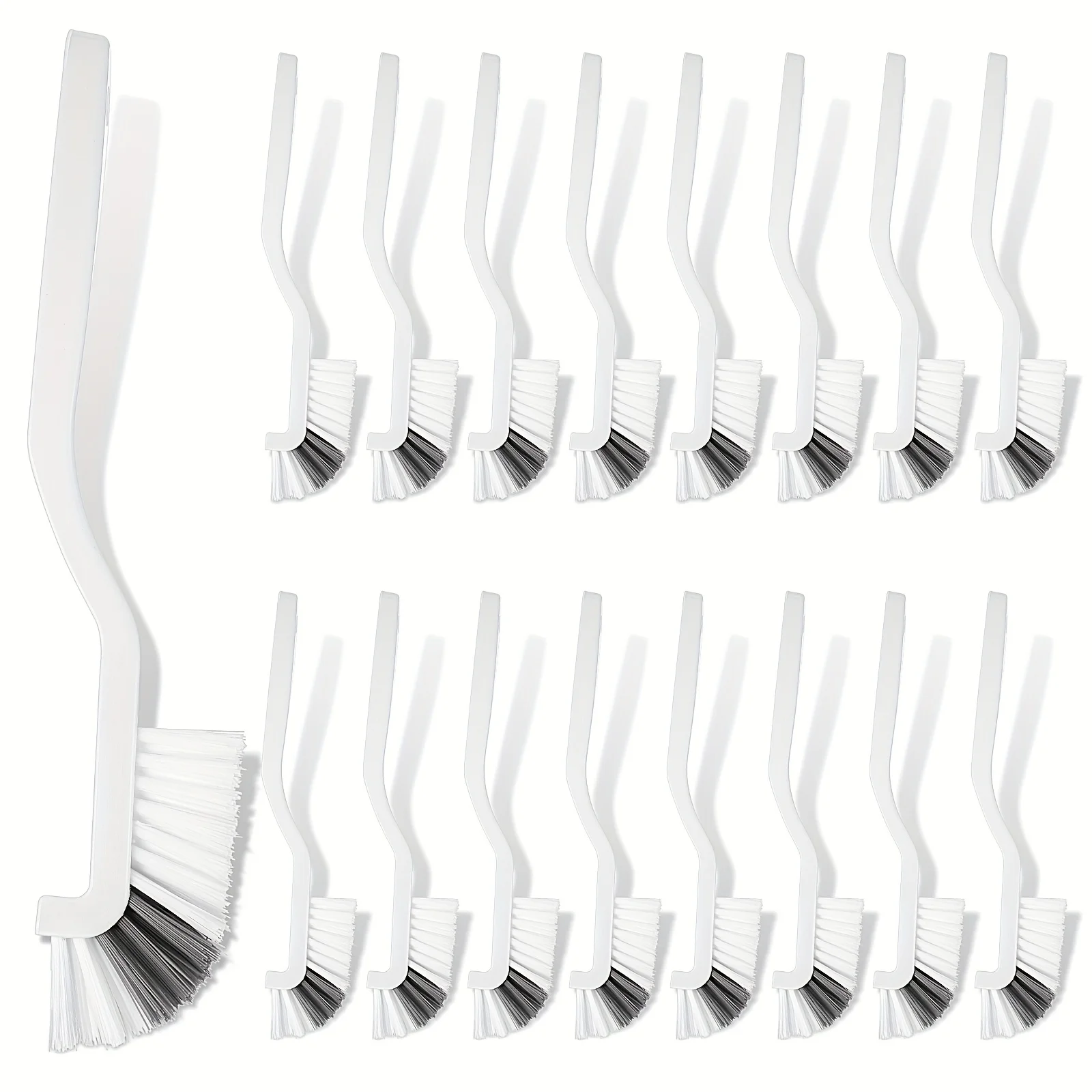 

Set of 24 Cleaning Brushes for The Kitchen, Designed for Loosening in Sinks And Cleaning Bathroom Corners. Ideal for Grouting, H
