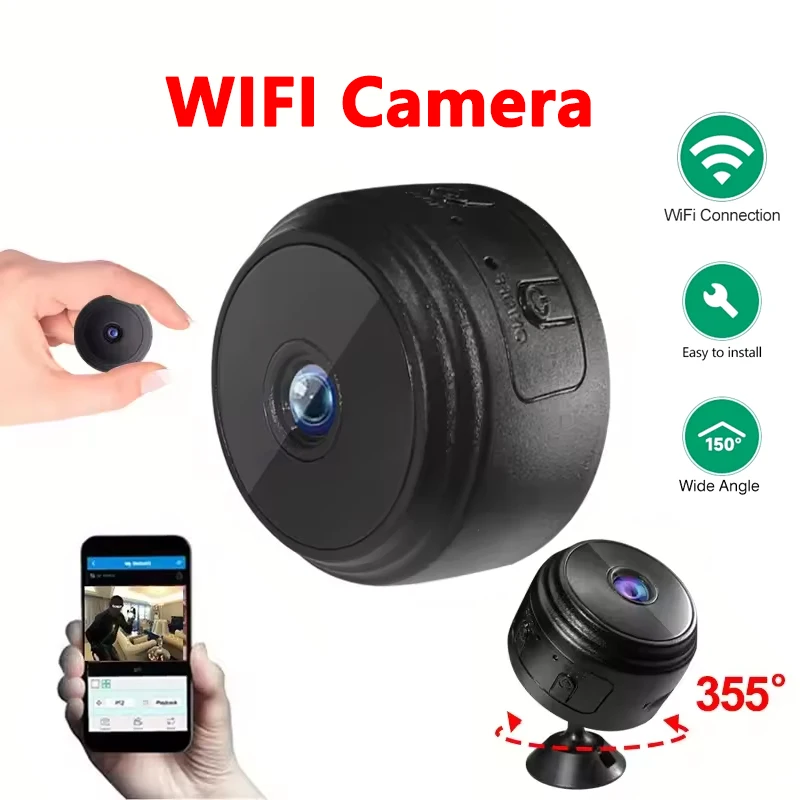 A9 Camera HD Wireless Network Camera Outdoor Sports WIFI Home Night Vision Infrared Camera Mini Cameras Smart Home