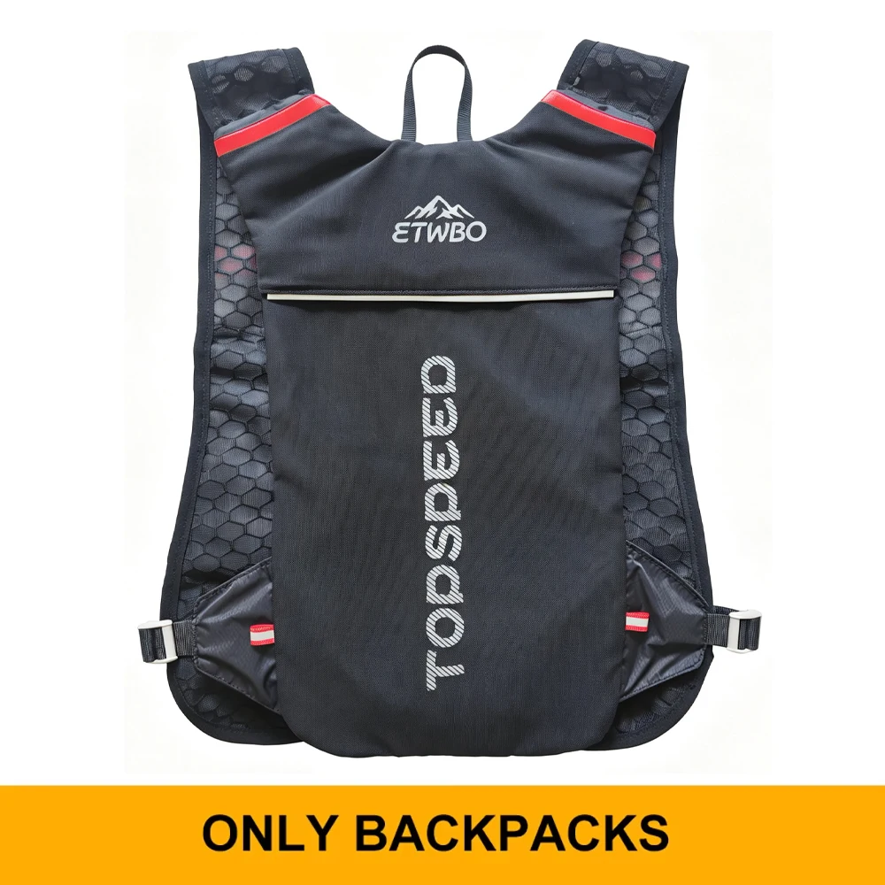 Outdoor Trail Running 5L Ultralight Backpack Hydration Vest Bag Men Breathable Marathon Jogging Bicycle Bag Fitness Running Bag