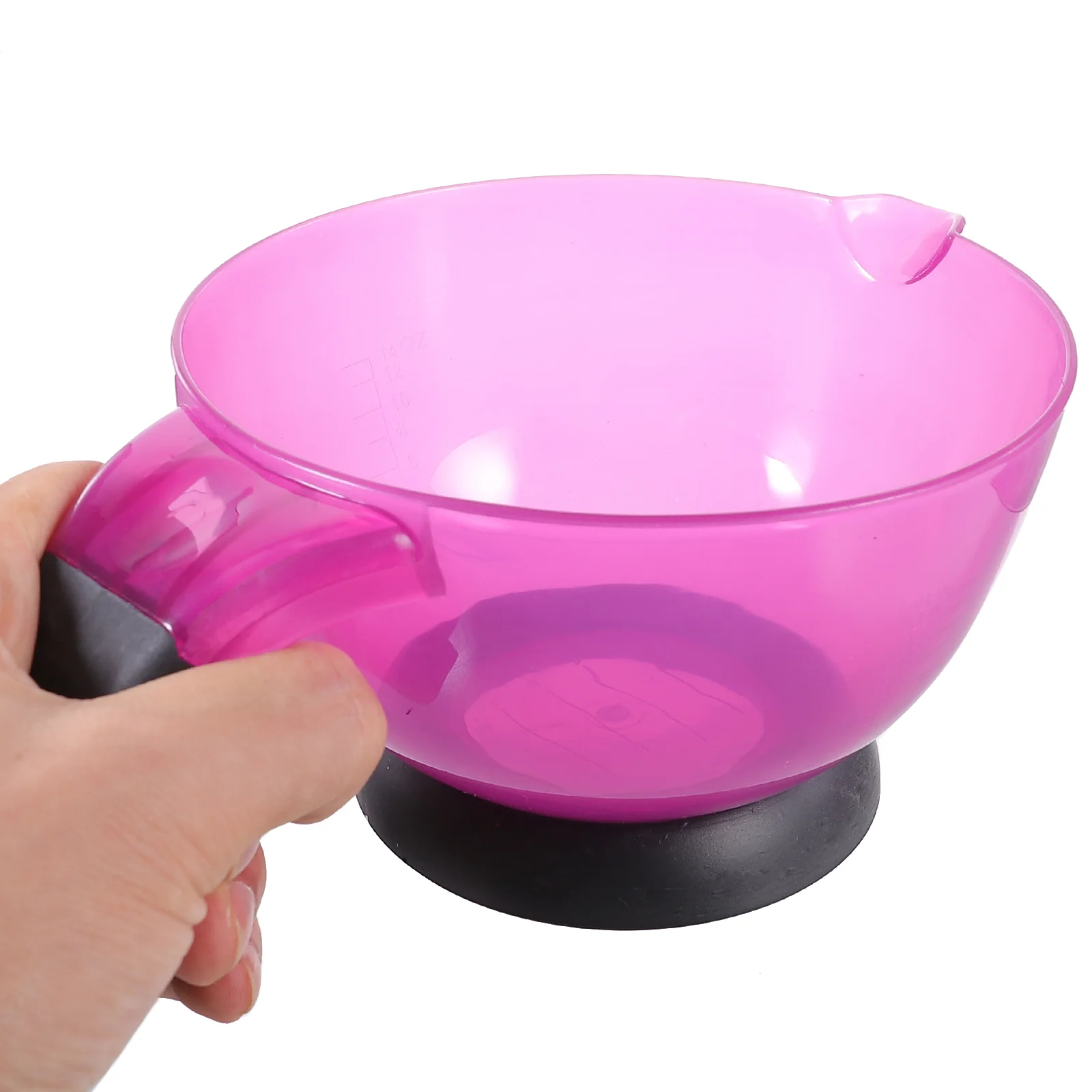 3pcs Hair Color Mixing Bowl DIY Hair Dye Hair Coloring Silicone Bowl Sturdy Hair Tint Cup with Handle for Salon Barbershop Haird