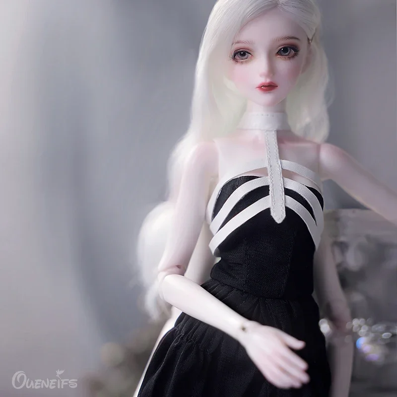 Niel BJD 1/4 Girl Four Hands Special Shape Toys  Full set Hand Made Face Makeup Skeletal Clothing Resin Material Artist Dolls