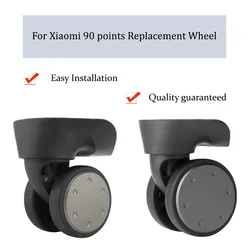 Suitable For Xiaomi 90 Points Suitcase Wheel Trolley Suitcase Pulley Accessories Silent Universal Wheel Repair Maintenance Parts