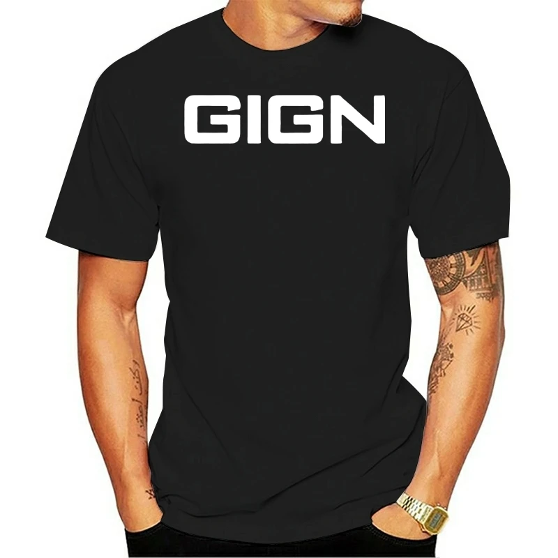 Brand T-Shirt Men 2019 Fashion GIGN Gendarmerie National France Anti-Terror Special Unit T Shirt customize Tee Shirts