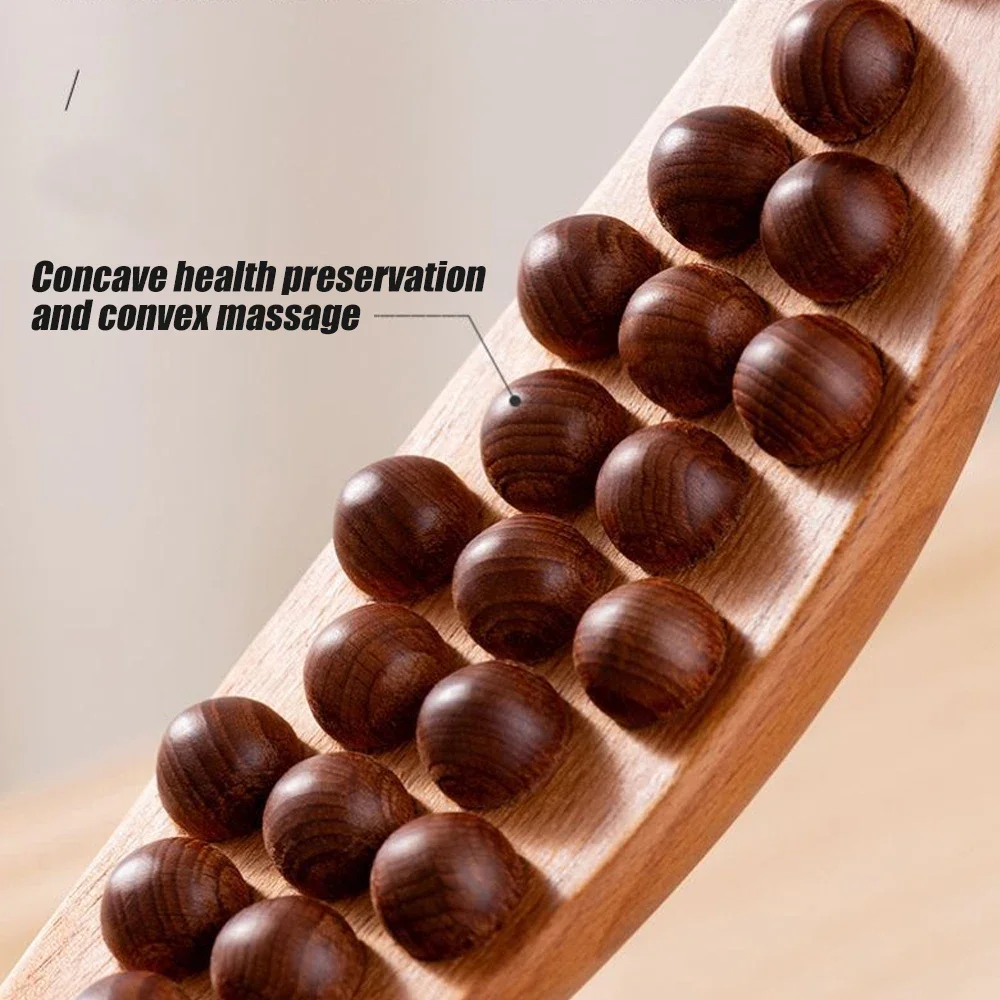 Guasha Wood Stick Massage Tool Massage Stick for Body Lymphatic Drainage Massager Sculpting Tool for Wood Therapy Anti Cellulite