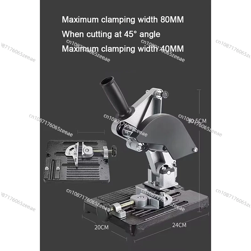 100-125 Angle Grinder Tool Accessory Angle Grinder Stand Holder Cutter Support Bracket DIY Cutting Machine Cast Iron Base