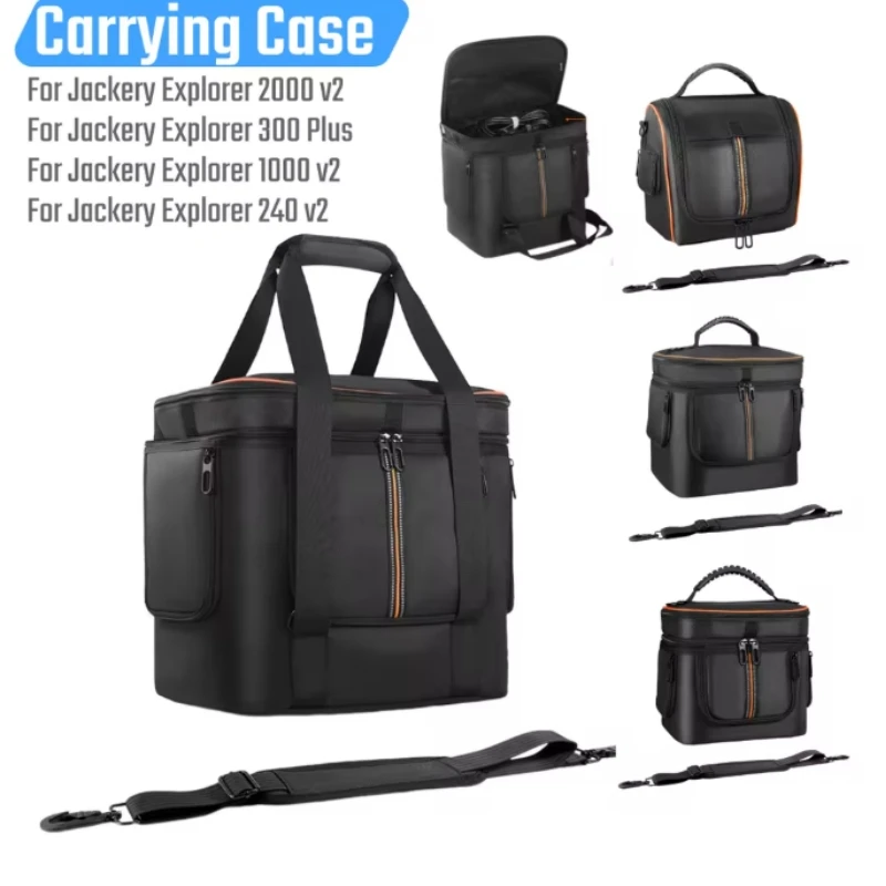 Hard Carrying Bag for Jackery Explorer 240/500/1000/2000 V2 300 500 700Plus Portable Power Station Bag with Shoulder Strap