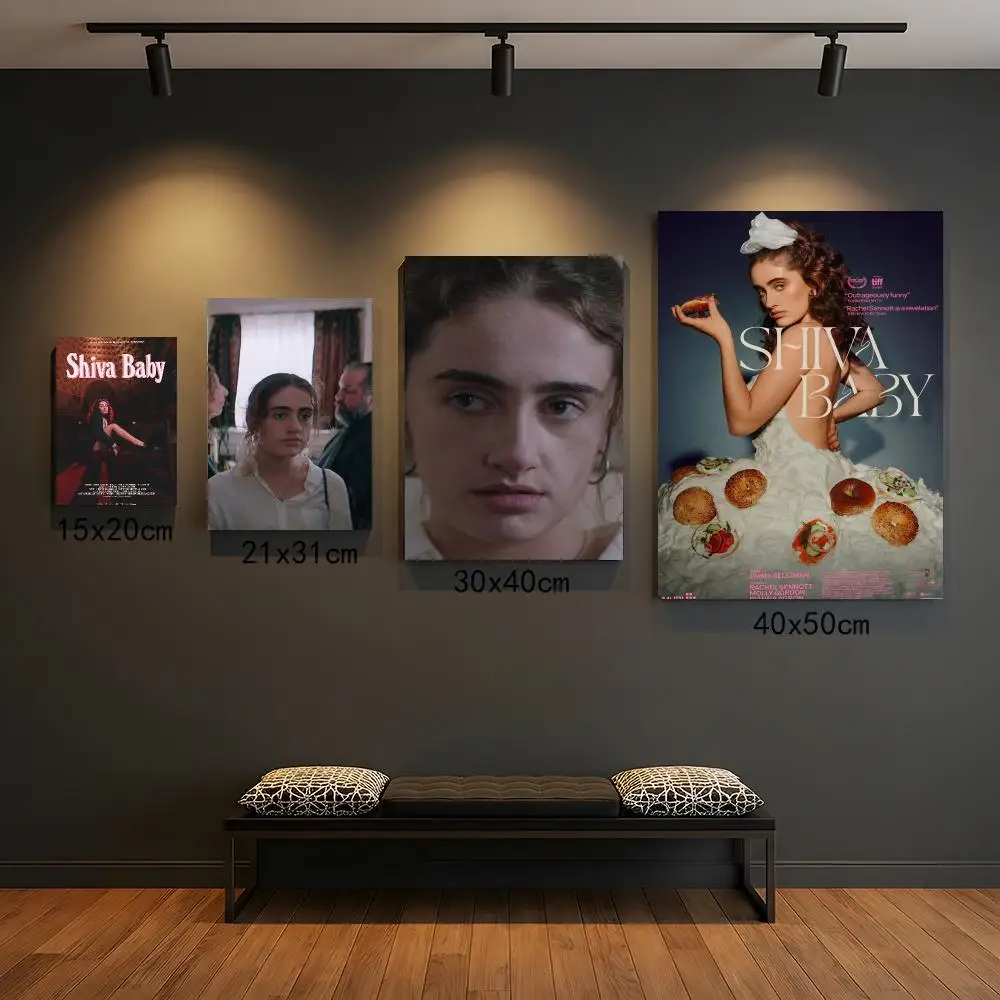 classic movie S-Shiva Baby-Y Poster Self Adhesive Wall Decor for Modern Home Cafe Office and Bar