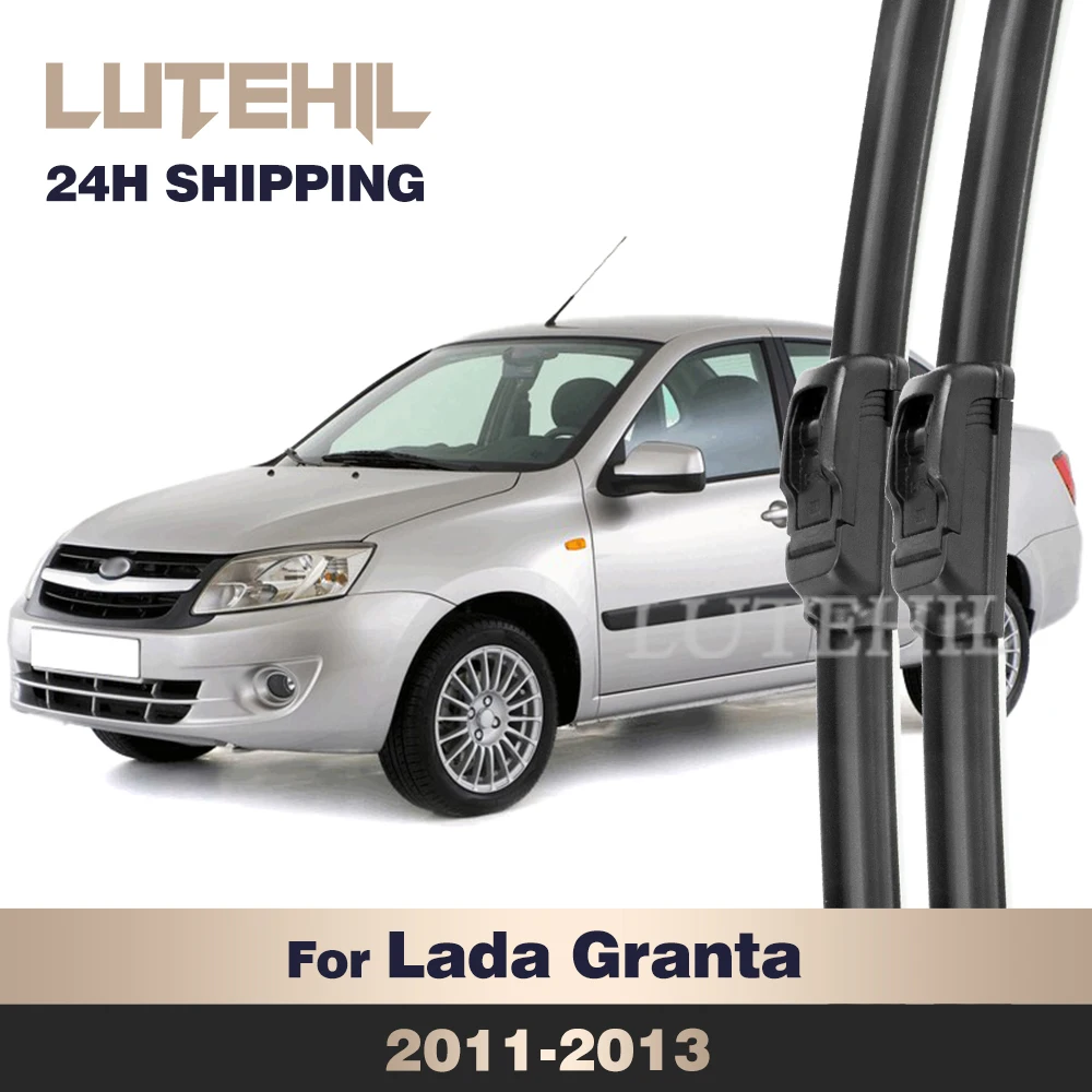 For Lada Granta 2011-2013 2012 Wiper Front Wiper Blades Windshield Windscreen Window Brush 24