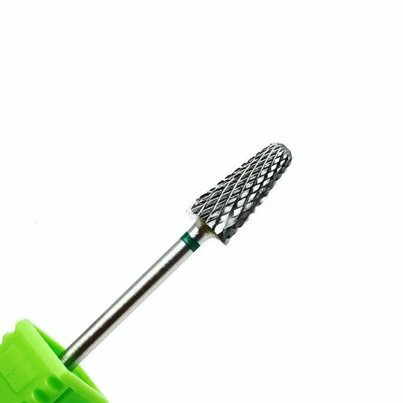 1Pcs 5mm Flame Bit 3/32 Carbide Nail Drill Bits Manicure Burr Remove Gel Electric Milling Cutter Accessories
