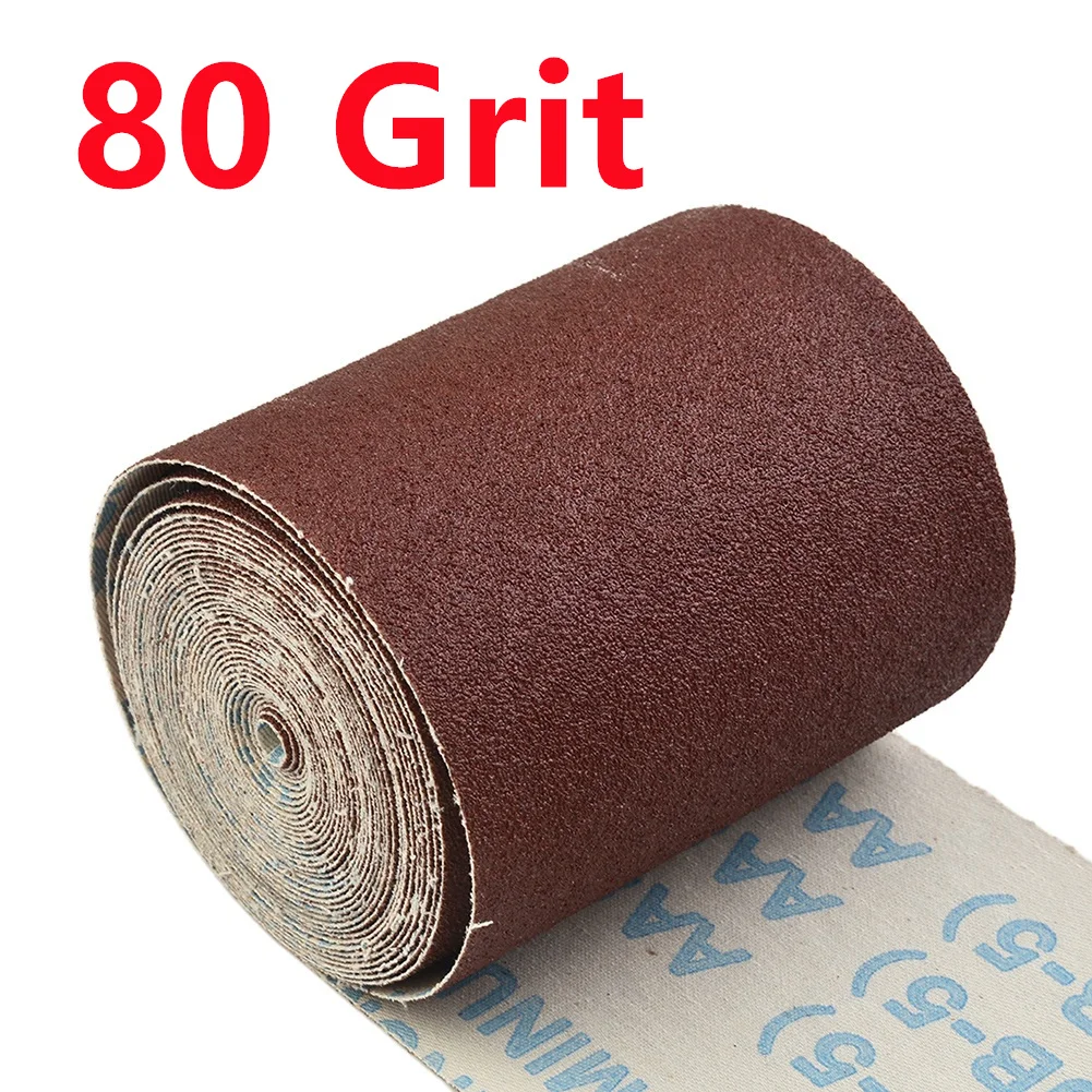 80-600 Rolka papieru ściernego 10cm X 5 metrów Rolka ściereczki ściernej Rolka papieru ściernego do mebli drewnianych Narzędzia do polerowania metalu