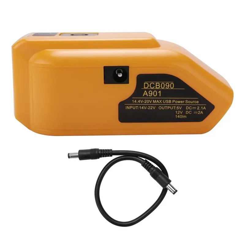 A67P-DCB090 Battery Adapter DCB090 Power Source Converter For 18V 20V Max Lithium Battery With DC Port