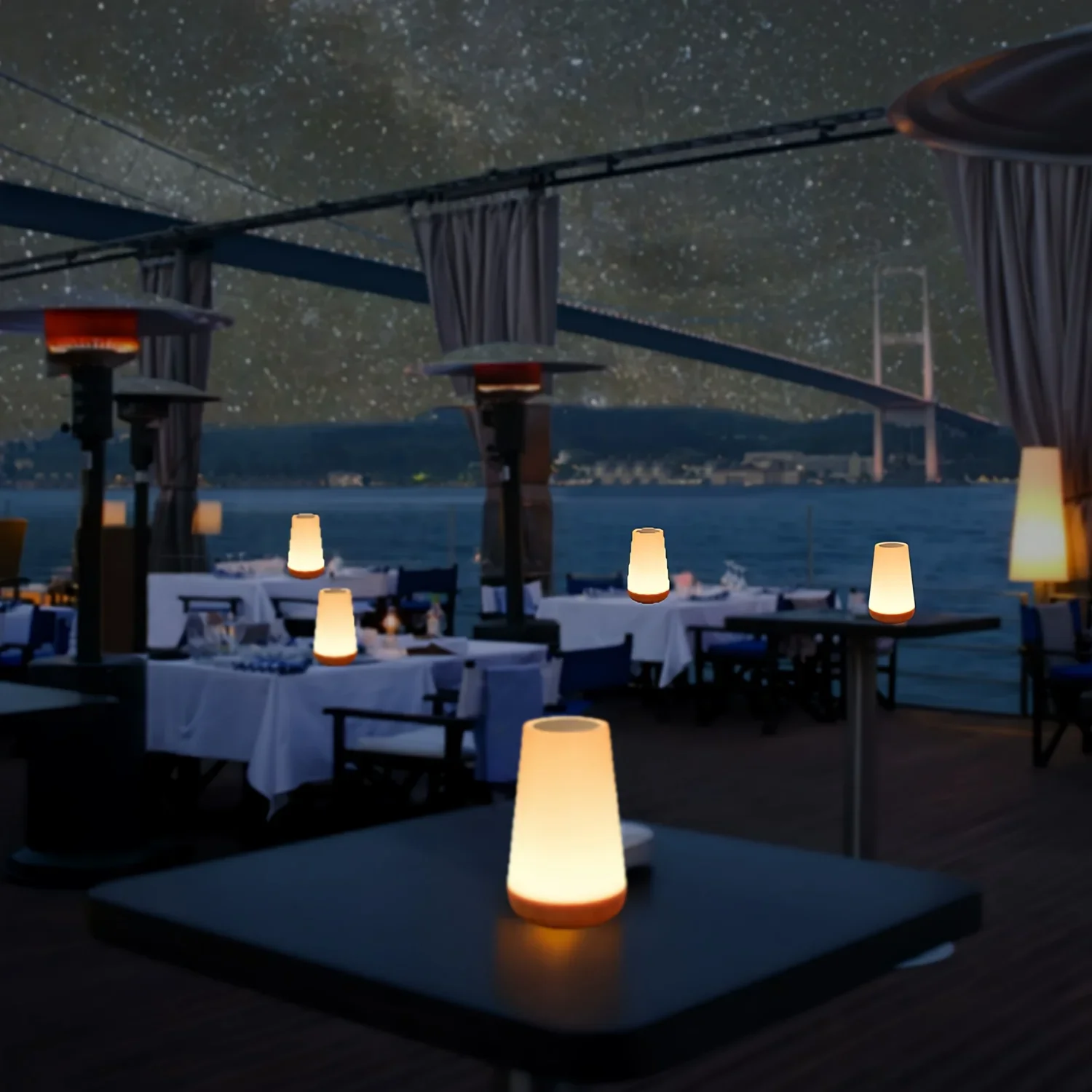 13-Color RGB LED Night Light Touch Remote Control USB Rechargeable Dimmable Timer Wooden Design 3 Modes Room Camping Decorations