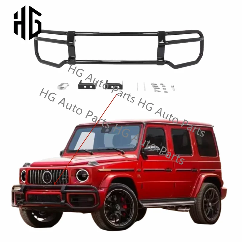 

W463 Front Bumper Guard Grille Protection Car Bumper Guard Fit For Mercedes Bens G Class G350 G400 G500 G63 W464 Guard Bar