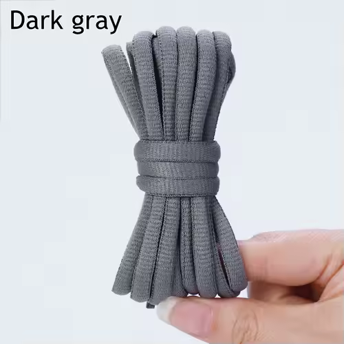 1Pair Oval Shoe Laces Half Round Athletic Shoelaces for Running Sneakers Laces Shoes Strings Durable without Fading Shoelace - Image 25