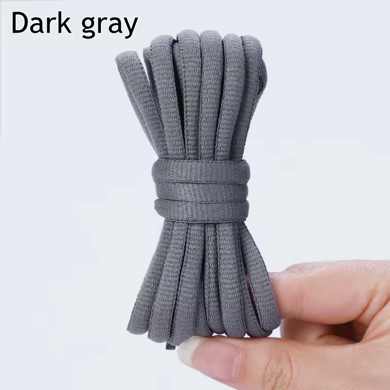 1Pair Oval Shoe Laces Half Round Athletic Shoelaces for Running Sneakers Laces Shoes Strings Durable without Fading Shoelace - Image 25