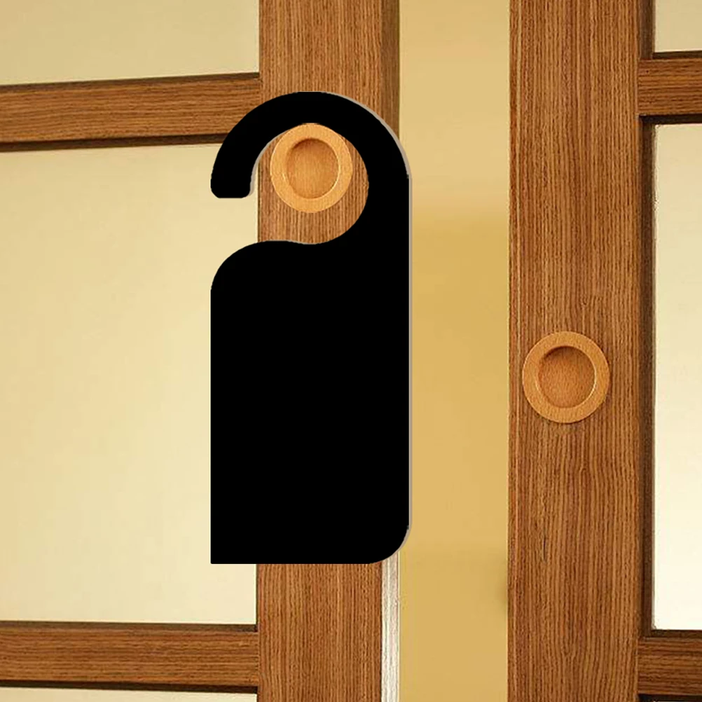 

6pcs Mini Wooden Blackboard Chalkboard Tags for Door Knob Signs Kids Room Kitchen Cabinet Reminders EcoFriendly Safe