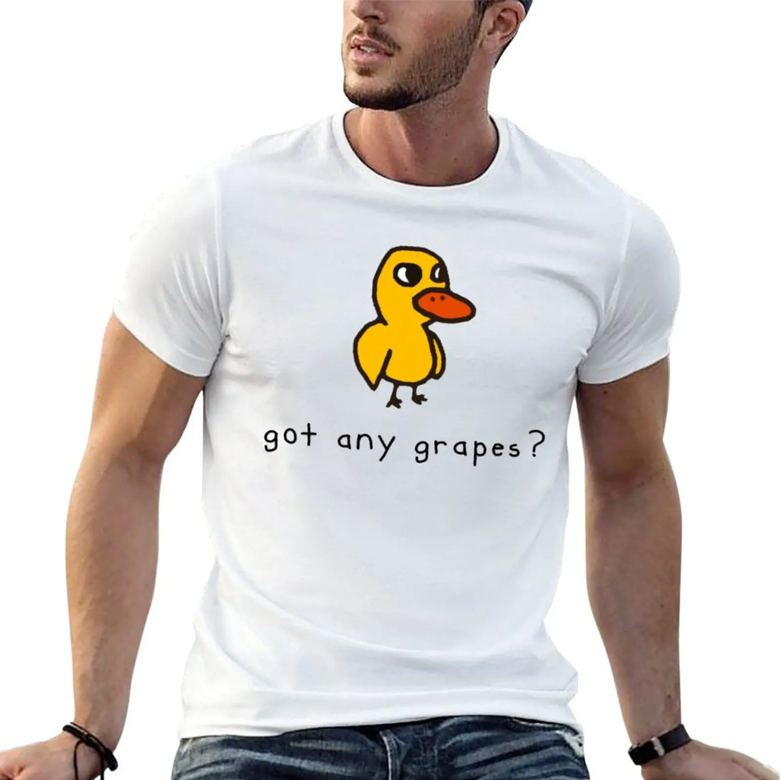 

got any grapes T-Shirt t shirt for man 100 percent cotton t shirt man plain T-Shirt