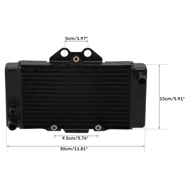 Radiator Cooling Engine Cooler Fit For Honda VTR250 2009-2017 2010 2015 Motorcycle Water Tank Cooling System