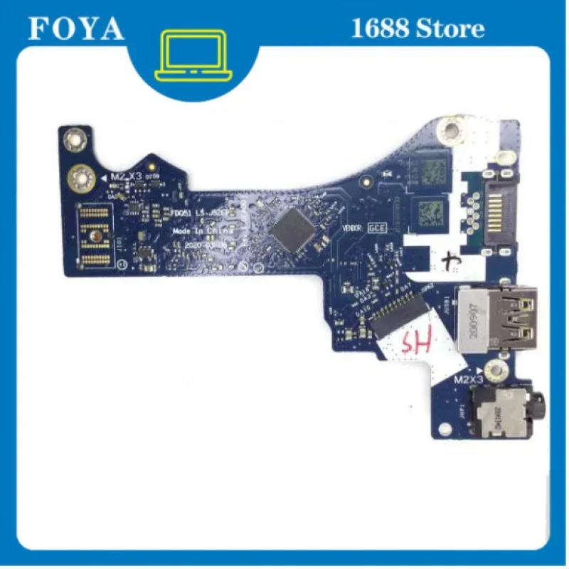 WYORESY genuino para DELL M15 R3 R4 AUDIO USB placa LS-J52EP CN-01RM3Y 01RM3Y 1RM3Y