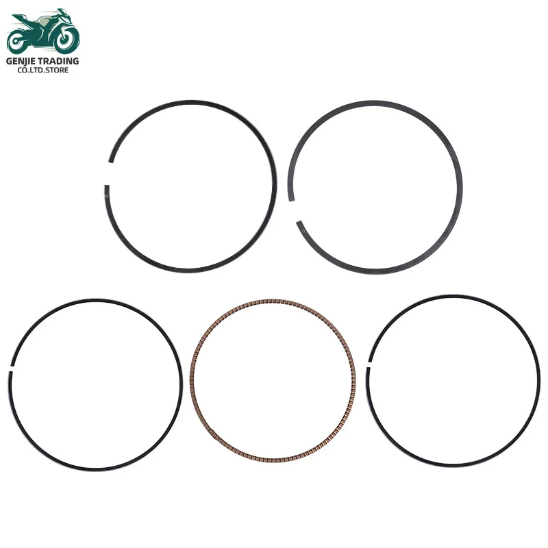 Conjunto de anéis de pistão para moto, 83mm, para kawasaki er6n er6f 2006-2016 ninja650 para cf moto cf650nk cf650gt cf650mt cf650tk cf650tr