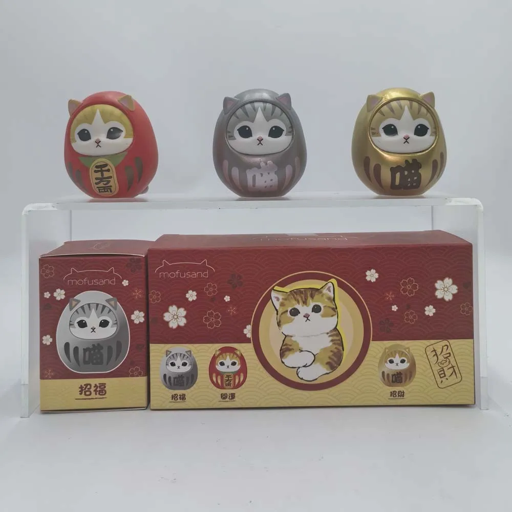 

Mofusand Figure Egg Kawaii Random Lucky Damo Cat Doll Model Ornament Gift Anime Collect Statue Periphery Mascot Toy Gif