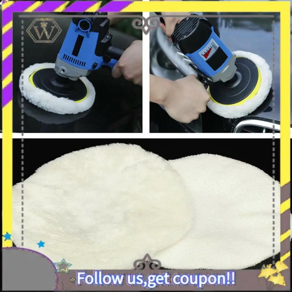 ABXV-8PCS 9-10 pouces cireuses de polissage ensemble de capot polisseuse tampon couverture outil de polissage