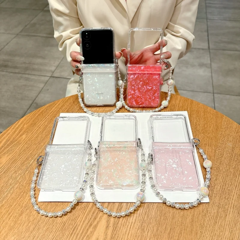 

Phone Case for XIAOMI FLIP New Shell Pattern Case for XIAOMI FLIP Fashion Bracelet Phone Case
