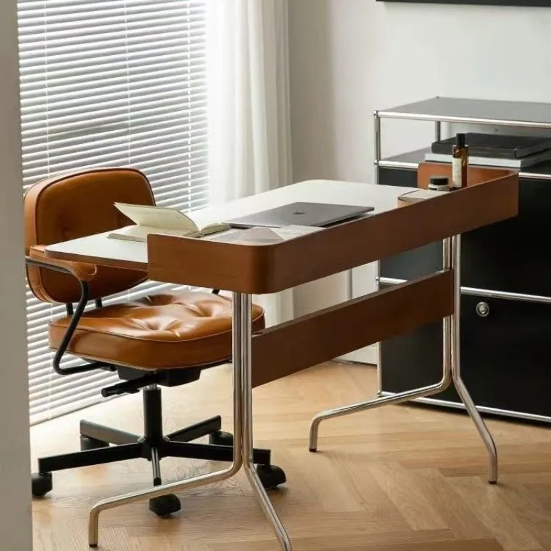 

Medieval style solid wood slate desk, home work desk, study desk, simple computer desk